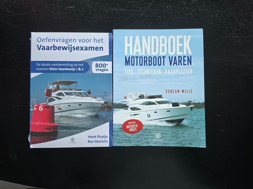 Oefenvragen Vaarbewijs en Handboek Motorboot Varen, Ophalen of Verzenden