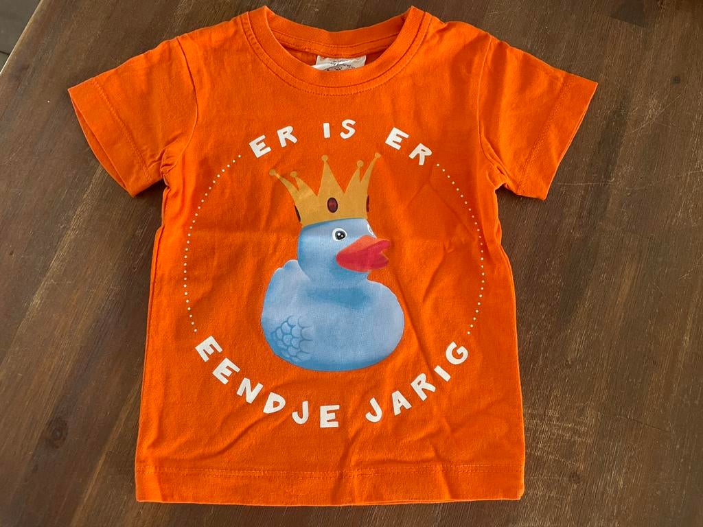 T-shirt oranje maat 62-68 jarige, Ophalen of Verzenden, Zo goed als nieuw, Jongetje of Meisje, Shirtje of Longsleeve