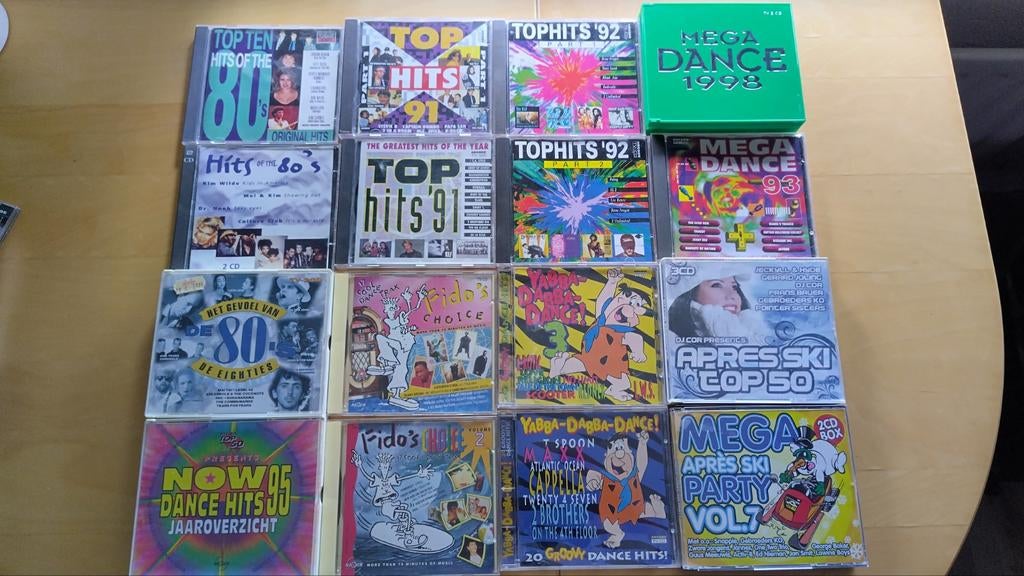 Grote collectie diverse CD's: Jaren 80, 90, Dance & meer, Ophalen of Verzenden, Gebruikt, Dance Populair, Boxset