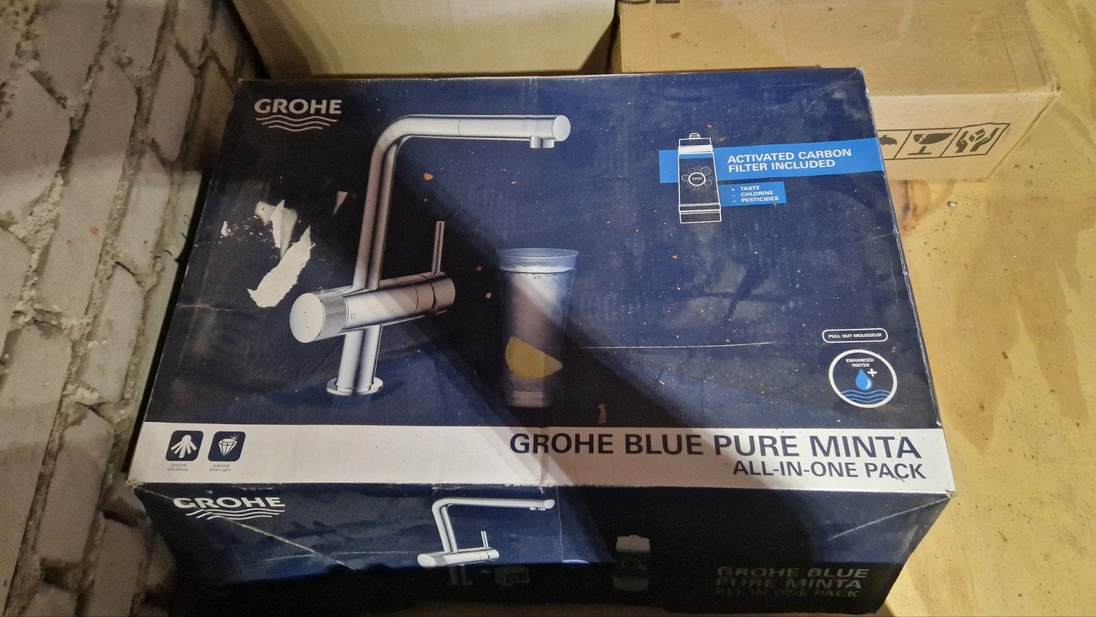 Grohe Blue Pure Minta Keukenkraan met Filter, Ophalen of Verzenden, Nieuw, Chroom, Kraan
