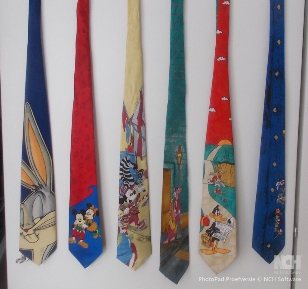 Vintage Cartoon Stropdassen - Looney Tunes, Disney,, Ophalen of Verzenden, Gedragen, Meerkleurig, Met patroon