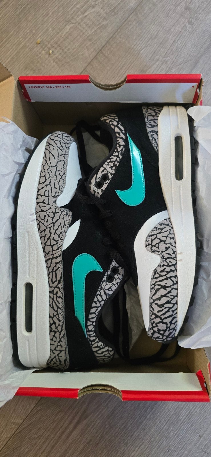 Nike Air Max 1 Retro Elephant, Kleding | Heren, Schoenen, Ophalen of Verzenden, Overige kleuren
