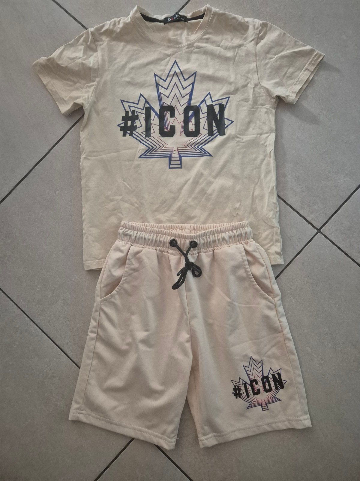 ICON T-shirt en korte broek set, Ophalen of Verzenden, Gebruikt, Boom Kids, Jongen