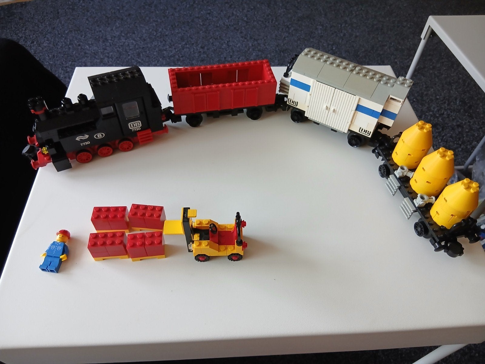 lego nr 7730   12 volt trein, Gebruikt, Lego, Ophalen of Verzenden, Compleet