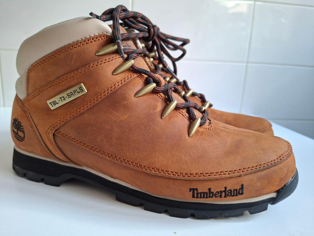 Timberland Euro Hiker Boots - Maat 43 cognac, Kleding | Heren, Schoenen, Bruin, Timberland, Ophalen of Verzenden, Zo goed als nieuw