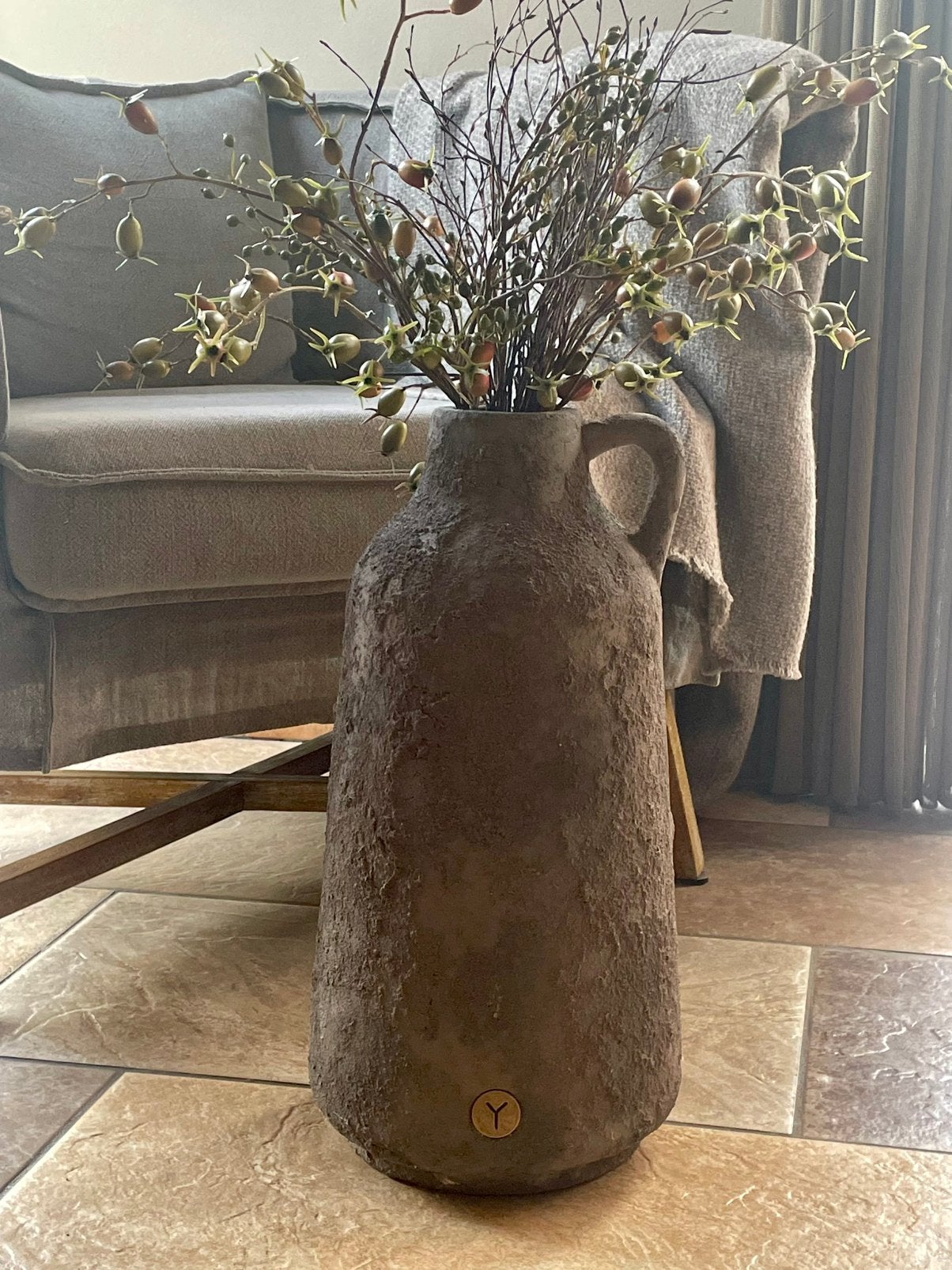 Brynx hoge kruikpot, Ophalen, Steen, Overige kleuren, 50 tot 75 cm