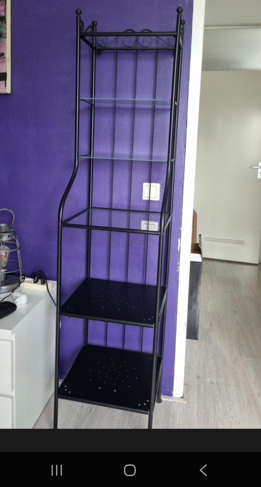 Badkamer stellingkast ikea Rönnskär, Ophalen, Zo goed als nieuw