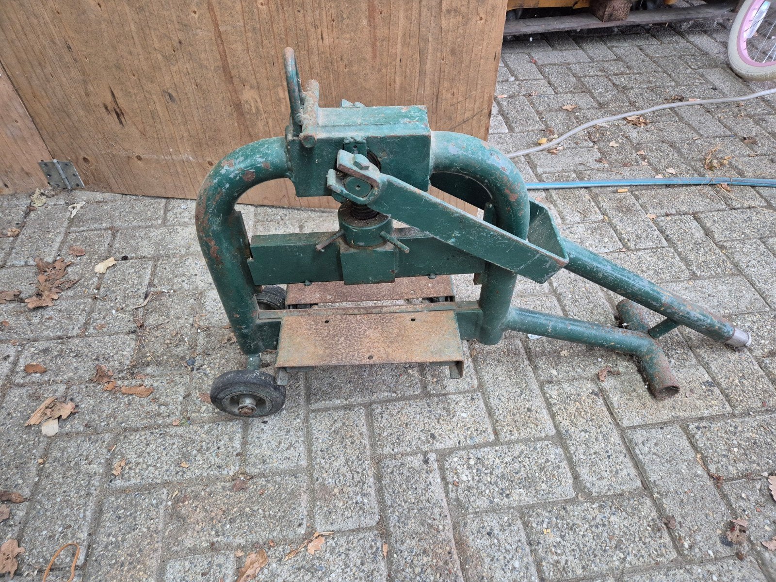 Oude handmatige steenknipper / straatknipper, Ophalen, Gebruikt