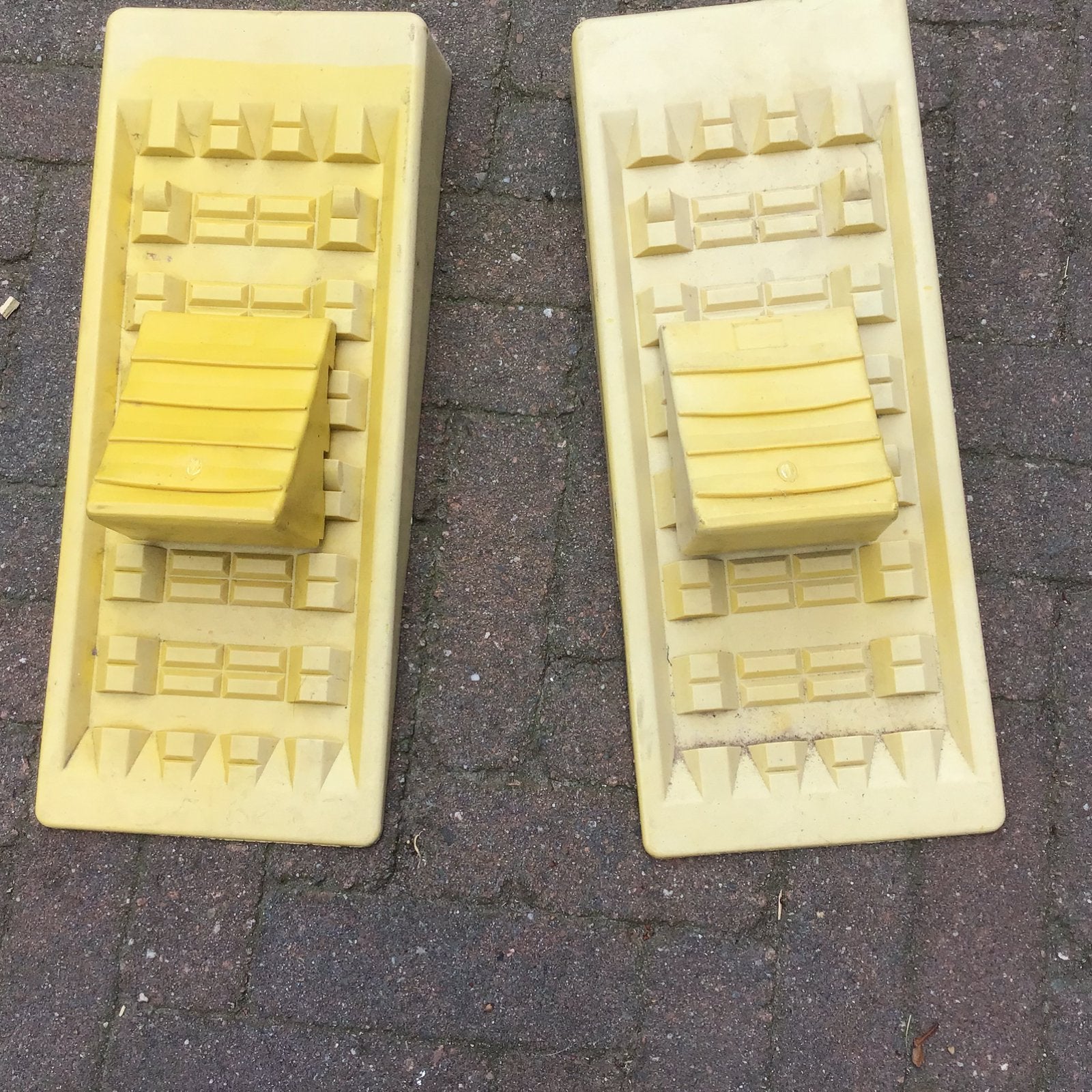 Levelers voor caravan of camper - waterpas zetten, Ophalen of Verzenden, Gebruikt