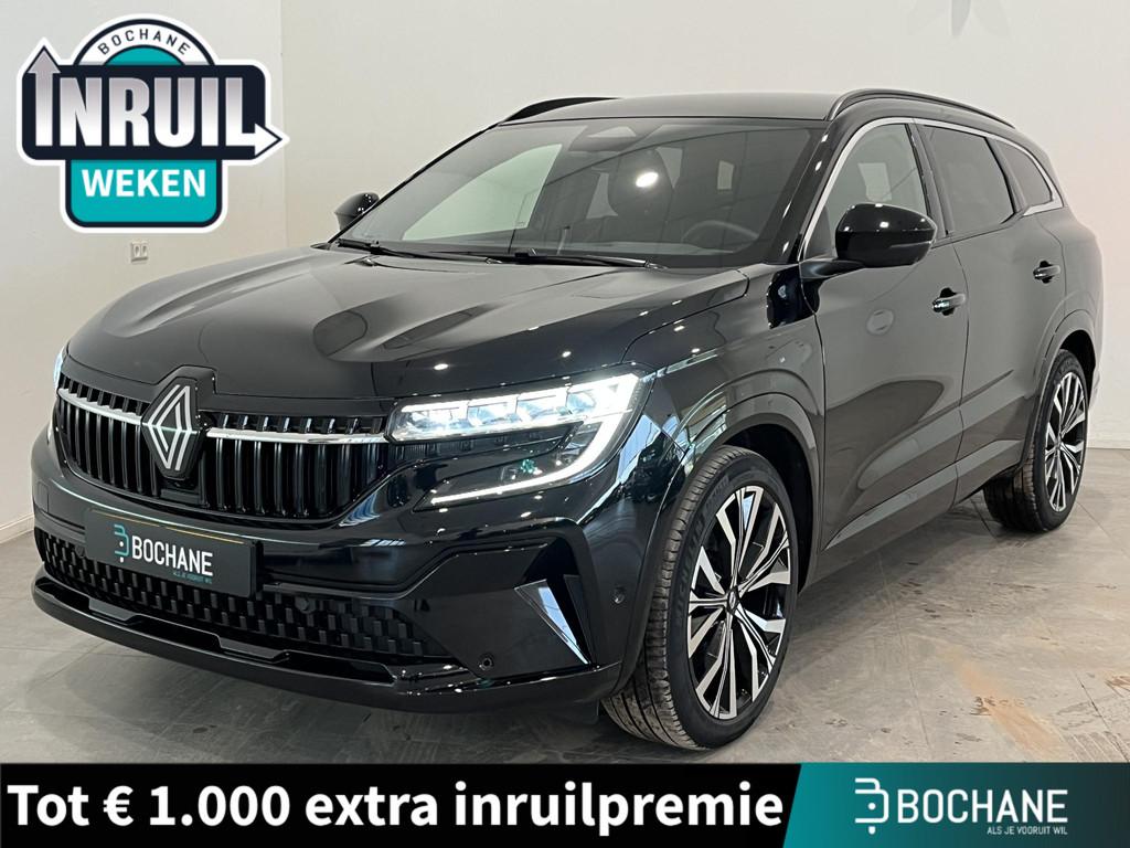 Renault Espace 1.2 E-Tech Full Hybrid 200 Iconic 7p. | Matri, Auto's, 1199 cc, 7 stoelen, Zwart, Origineel Nederlands