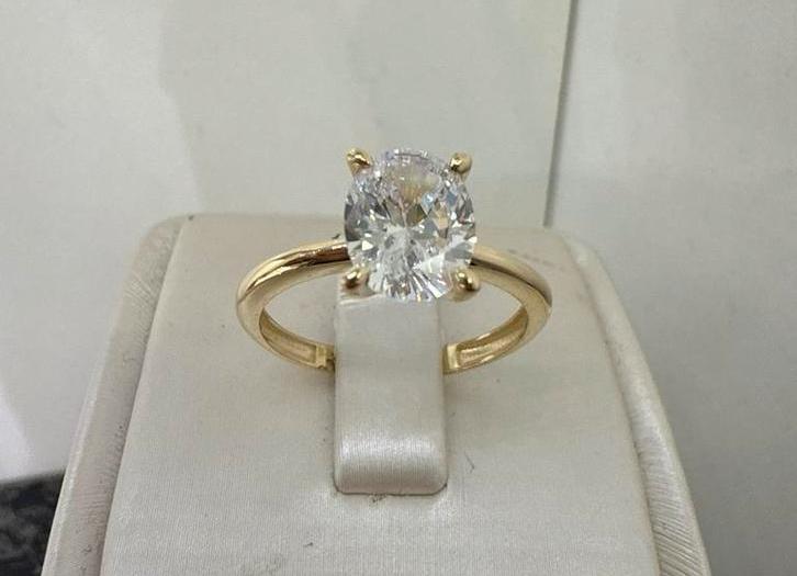 Prachtige 14 karaats gouden trouwring / verlovingsring, Sieraden, Tassen en Uiterlijk, Ringen, Ophalen of Verzenden, Nieuw, Goud