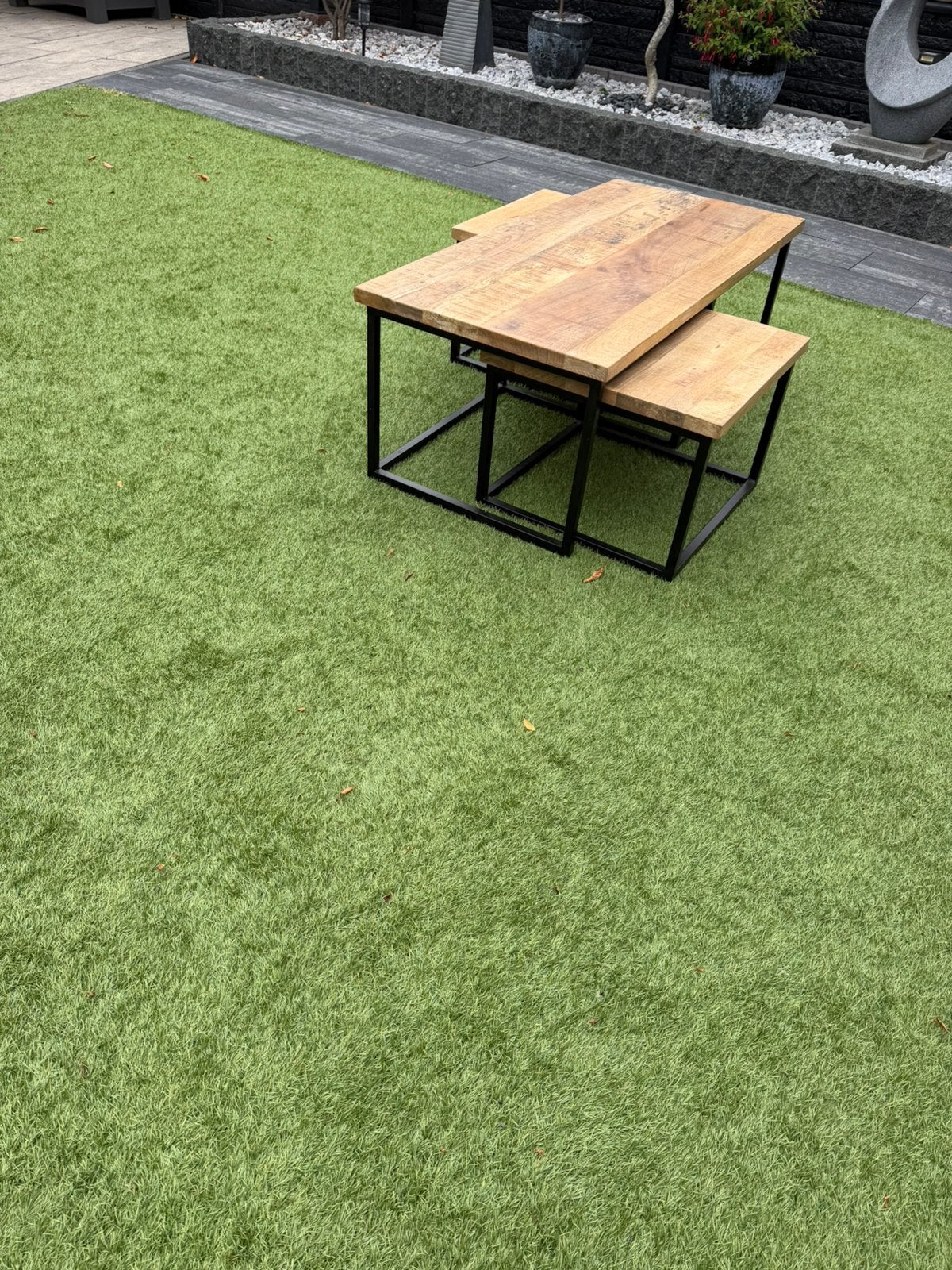 Mooie mango houten salontafel, 100 tot 150 cm, Minder dan 50 cm, Rechthoekig, 50 tot 100 cm