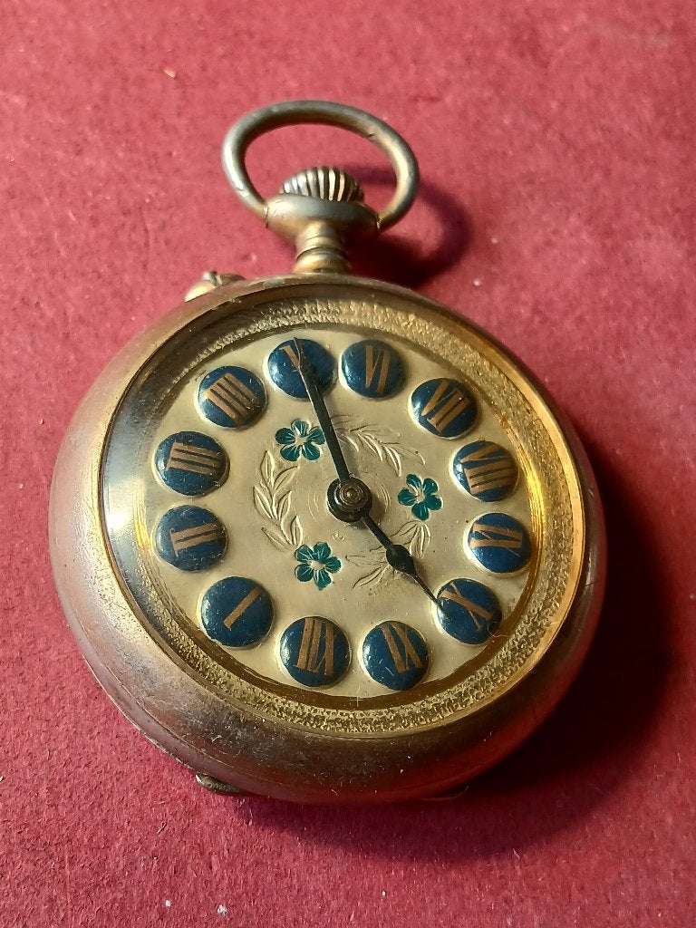 Mooie roskopf, Sieraden, Tassen en Uiterlijk, Horloges | Antiek, Verzenden, Staal, Overige merken, 1960 of later