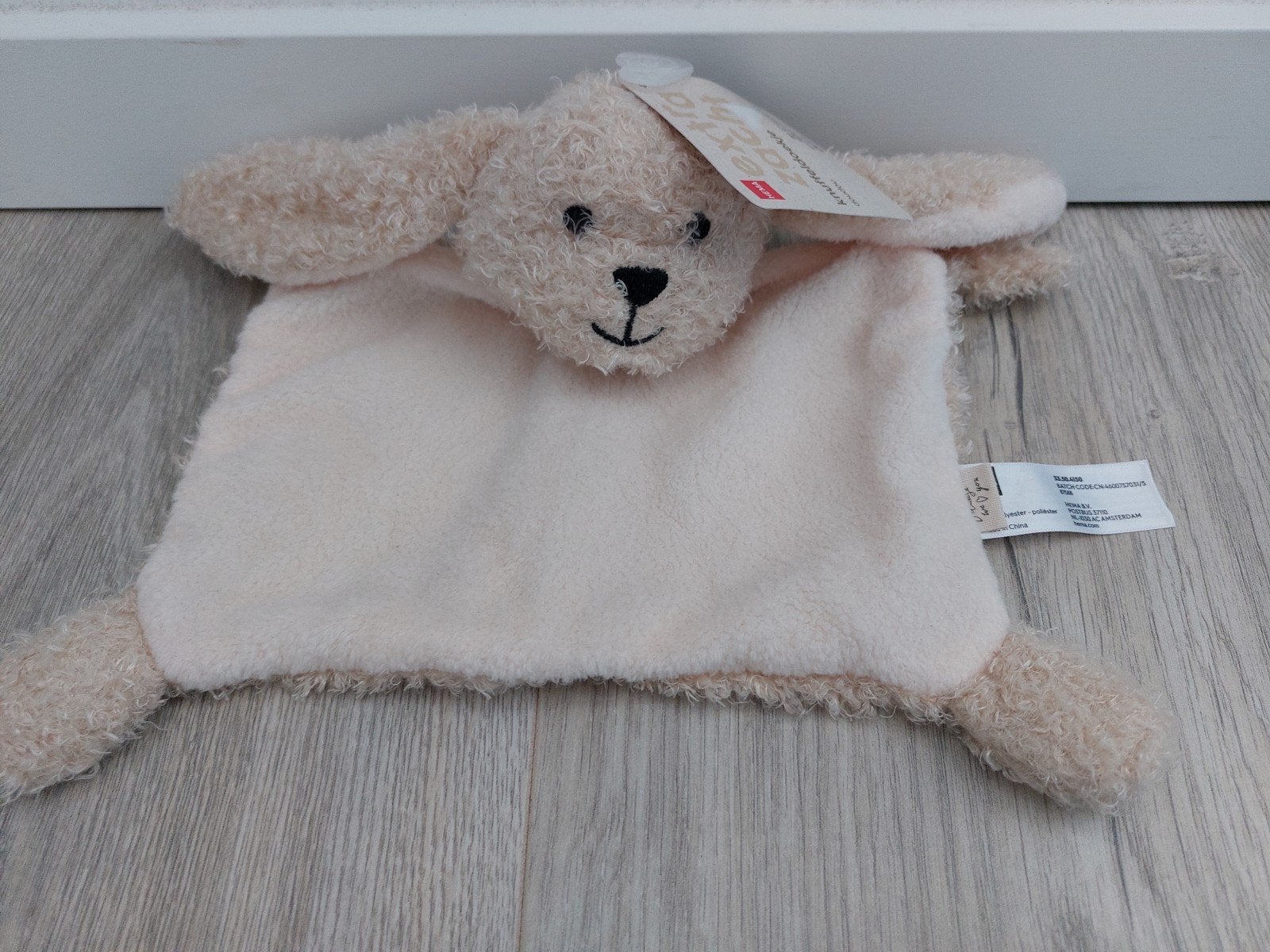 Nieuw! Knuffel knuffeldoekje Hema konijn haas bruin L491, Ophalen of Verzenden, Zo goed als nieuw, Overige typen