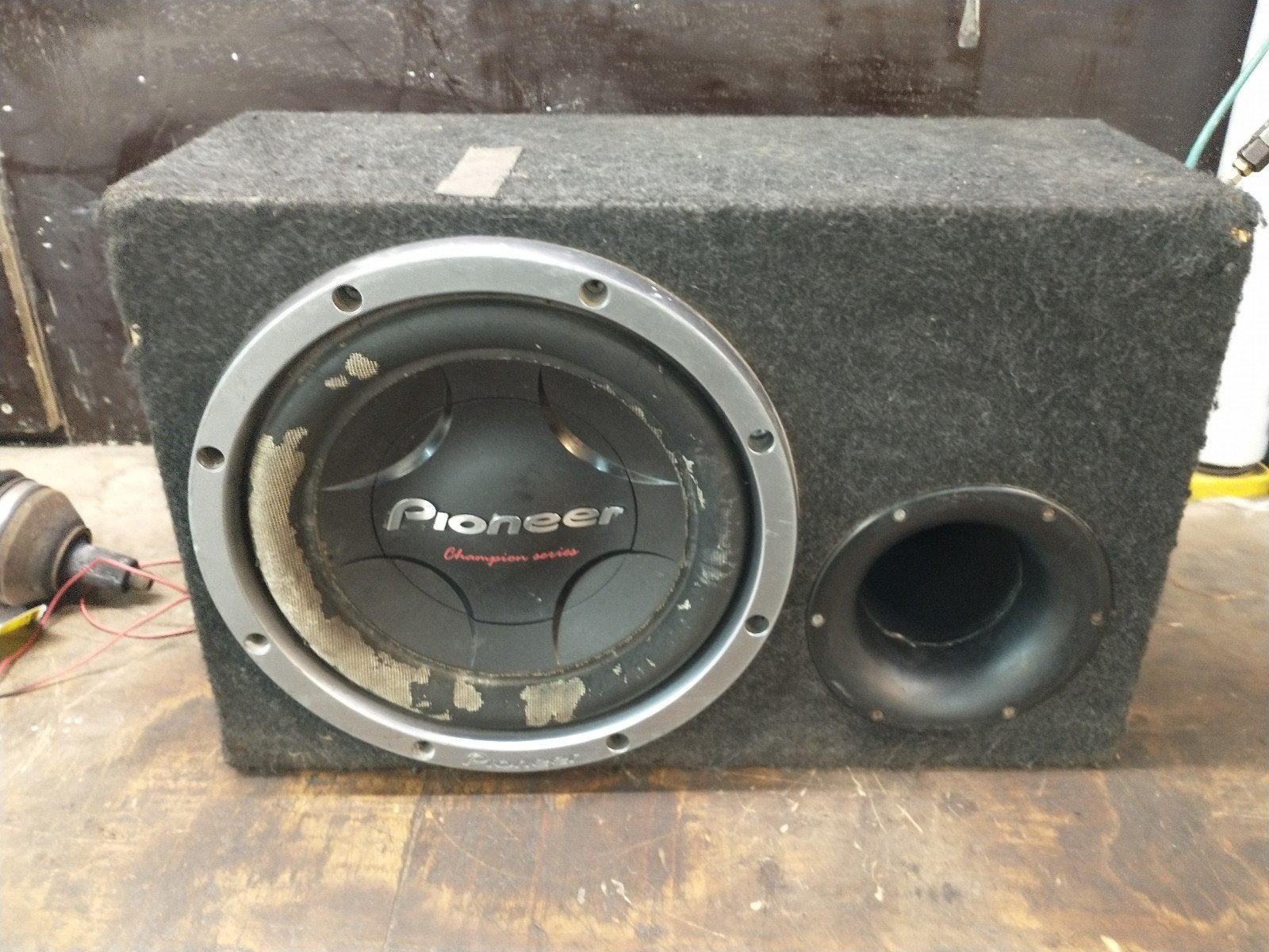 Pioneer subwoofer of bassbox, Ophalen