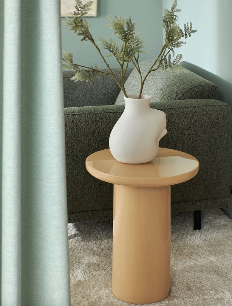 POLSPOTTEN Mob Bijzettafel Beige | Van €480, nu, 45 tot 60 cm, Minder dan 55 cm, Nieuw, Ophalen of Verzenden