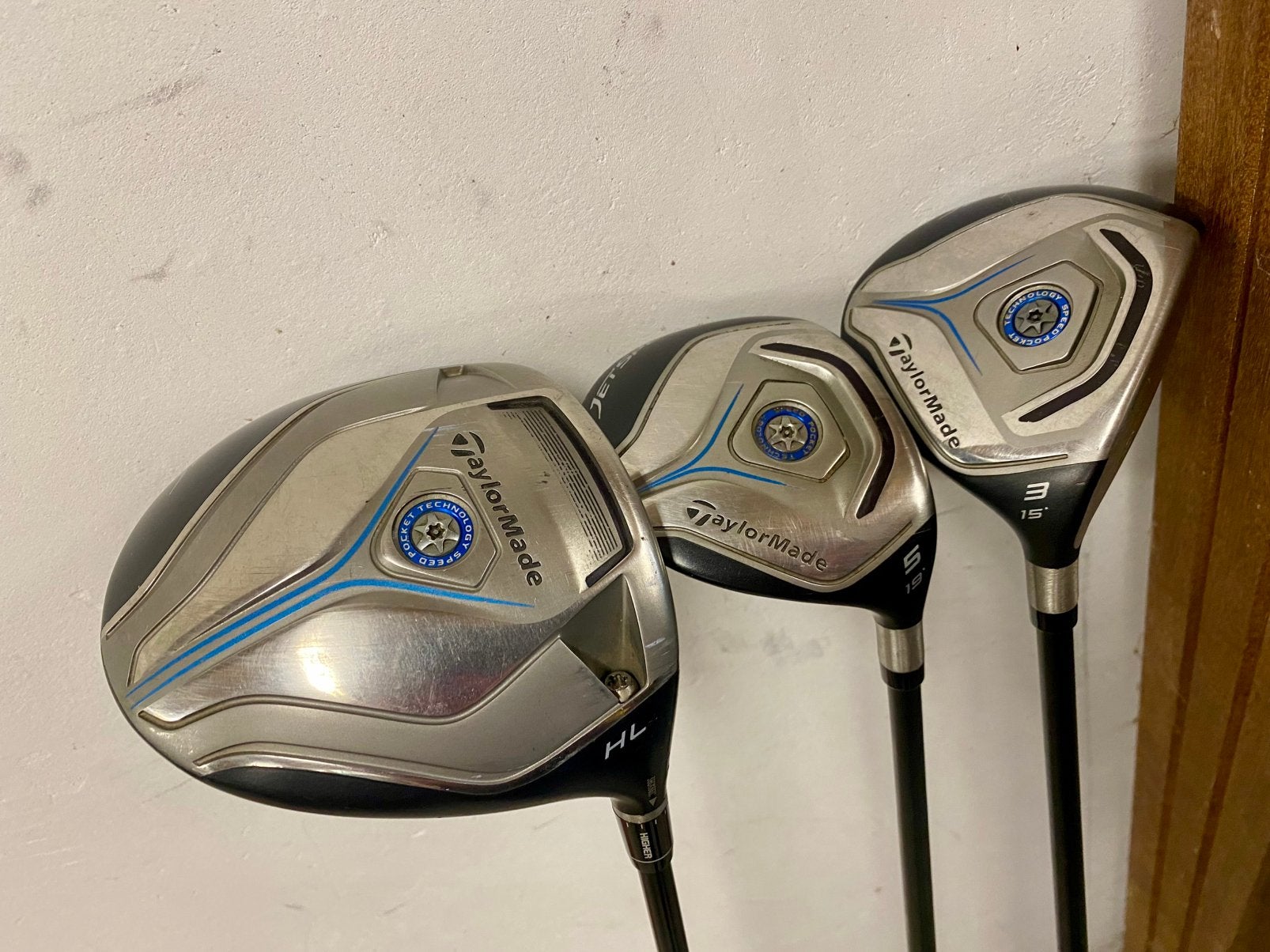 Taylormade Jet Speed HL driver, #3 en/of #5 wood / R-flex, Sport en Fitness, Golf, Ophalen of Verzenden, Zo goed als nieuw, Club