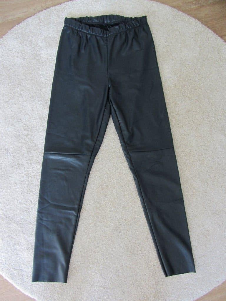 Legging 40, "leer", d.blauw, Penn&Ink, weinig gedragen, Kleding | Dames, Maat 38/40 (M), Blauw, Ophalen of Verzenden, Zo goed als nieuw