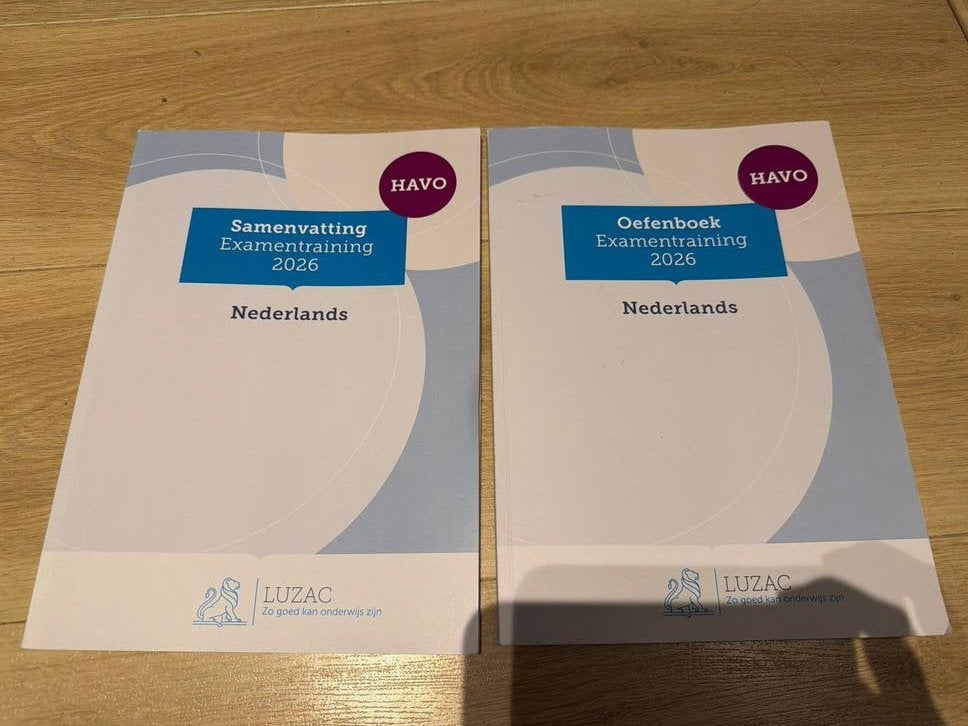 Luzac Examentraining Nederlands HAVO 2026 (Samenvatting + Oe, Boeken, Schoolboeken, Ophalen of Verzenden, Zo goed als nieuw, HAVO