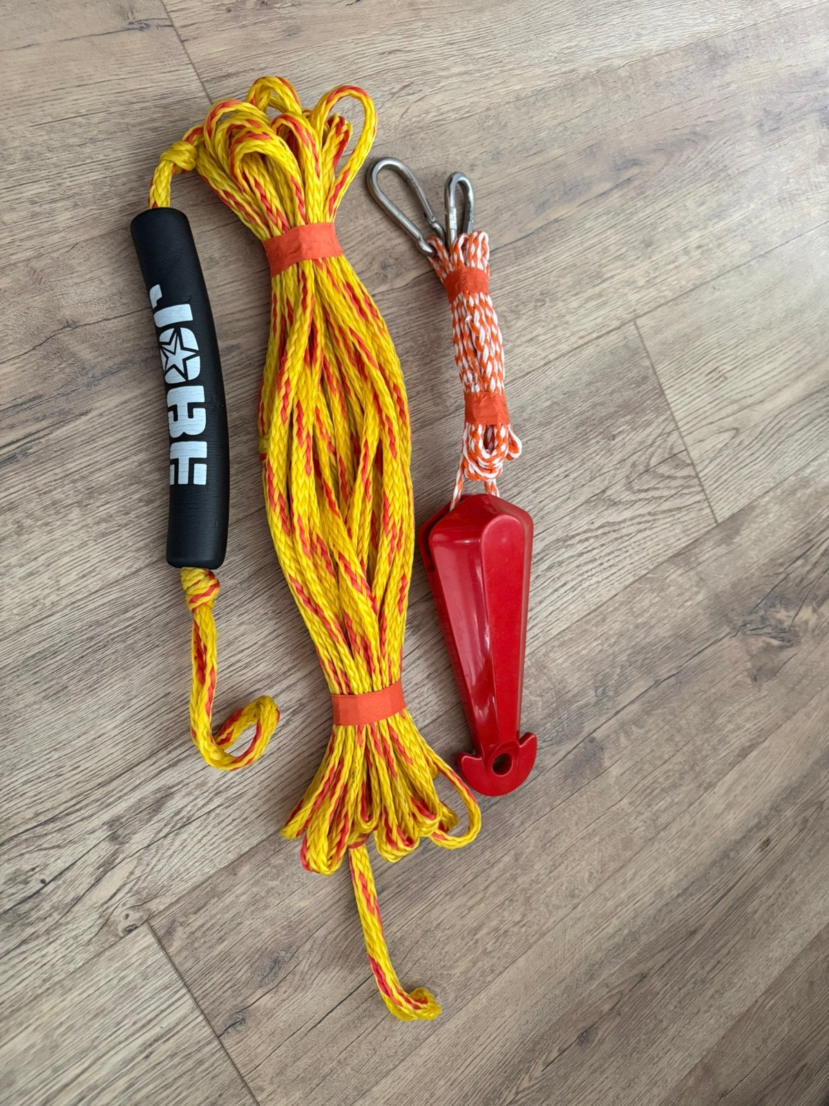 Trek touw voor achter de boot, Watersport en Boten, Waterski's, Ophalen of Verzenden, Zo goed als nieuw, Waterski's, Met skitouw