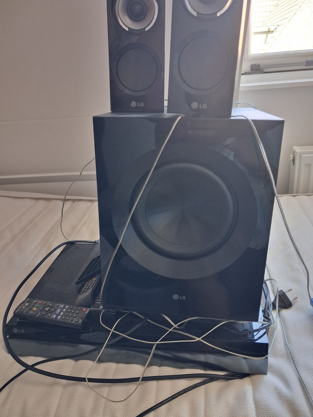 LG Surround Set met 3D Blu-ray Speler, Audio, Tv en Foto, Ophalen