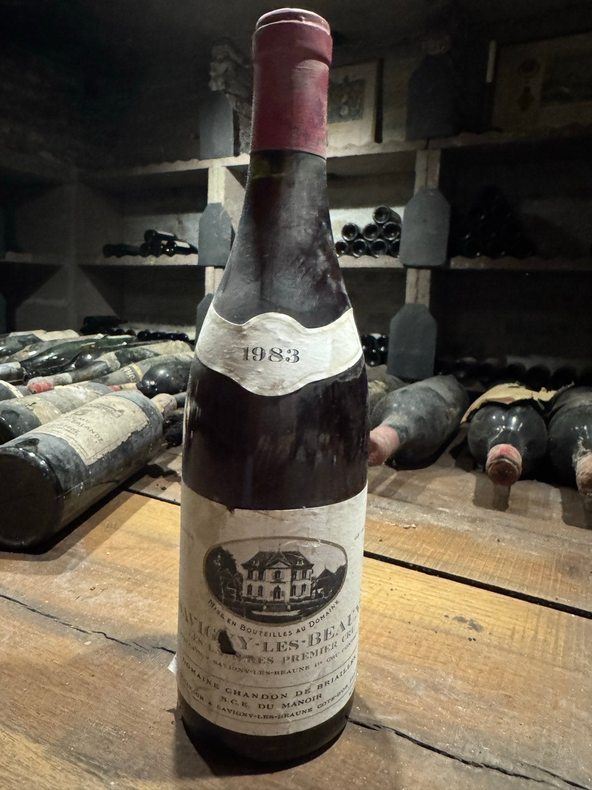 Savigny-les-Beaune Premier Cru 1983 Rode Wijn, Ophalen, Frankrijk, Zo goed als nieuw, Rode wijn