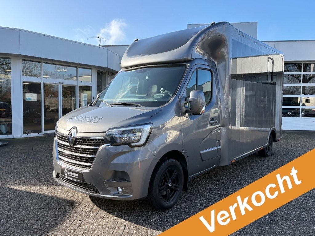 Verkocht: Renault Master Sodiak Aluminium Hengsten, Dieren en Toebehoren, Ophalen, Gebruikt, Aluminium, 2-paards trailer