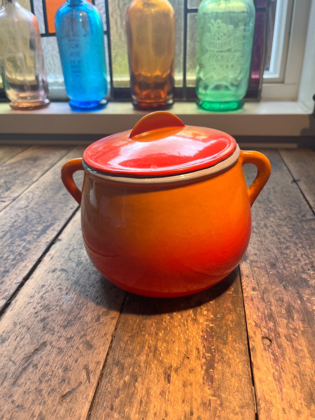Le creuset pot gietijzer, Ophalen of Verzenden, Zo goed als nieuw, Gietijzer