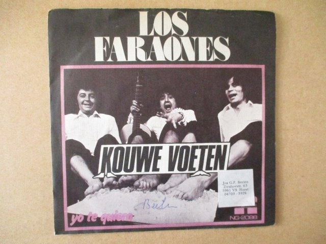 s0390 los faraones - kouwe voeten, Ophalen, Gebruikt, 7 inch