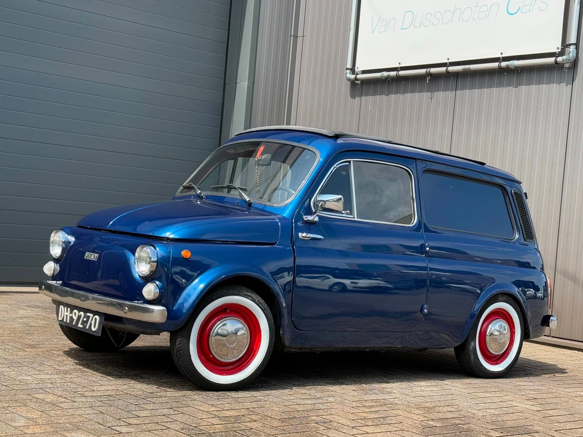 Fiat 500 500 R | Autobianchi Giardinera | Vouwdak, Auto's, Achterwielaandrijving, Gebruikt, Zwart, Overige kleuren