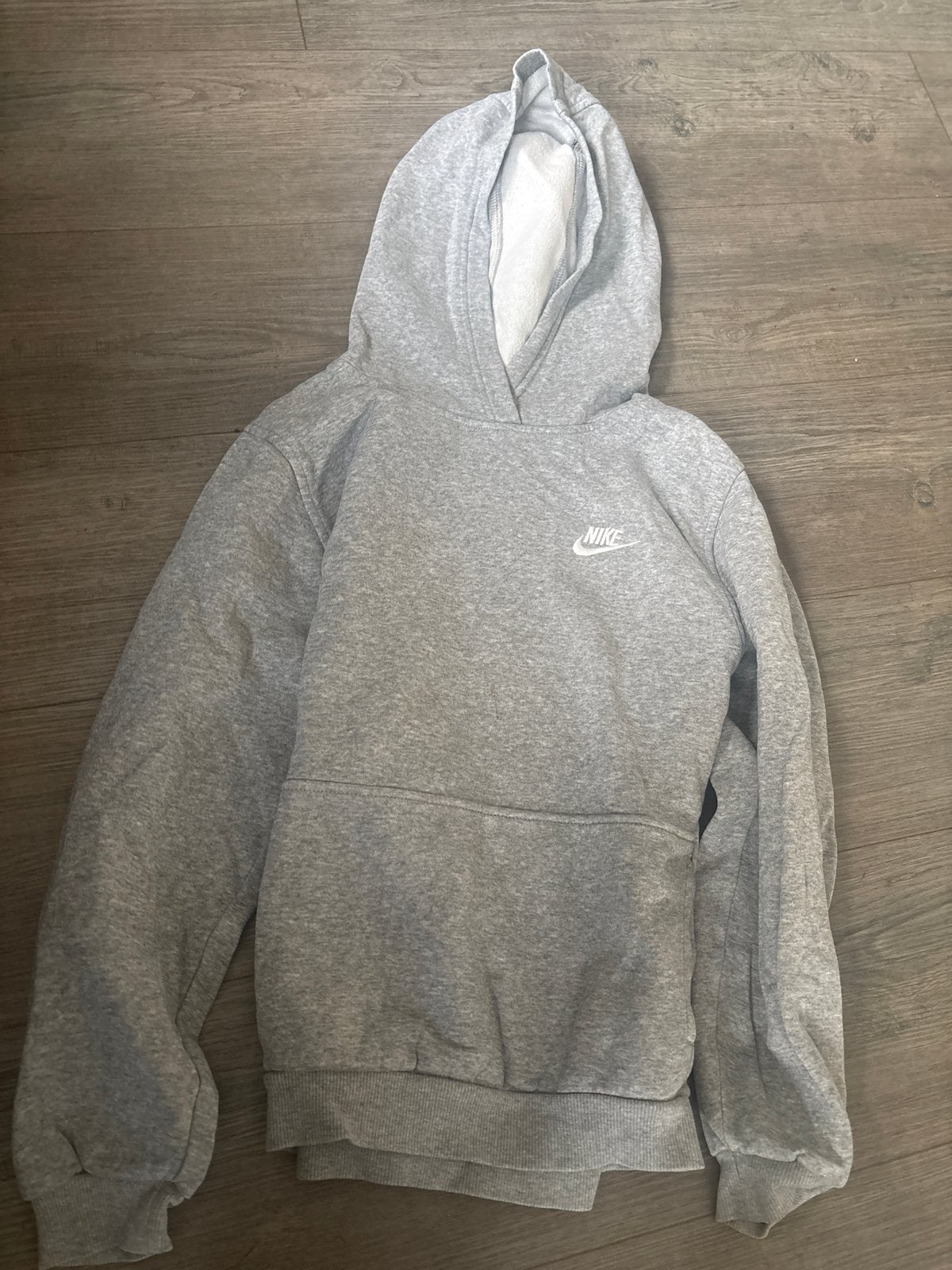 Grijze nike hoodie maat 158-170, Ophalen of Verzenden