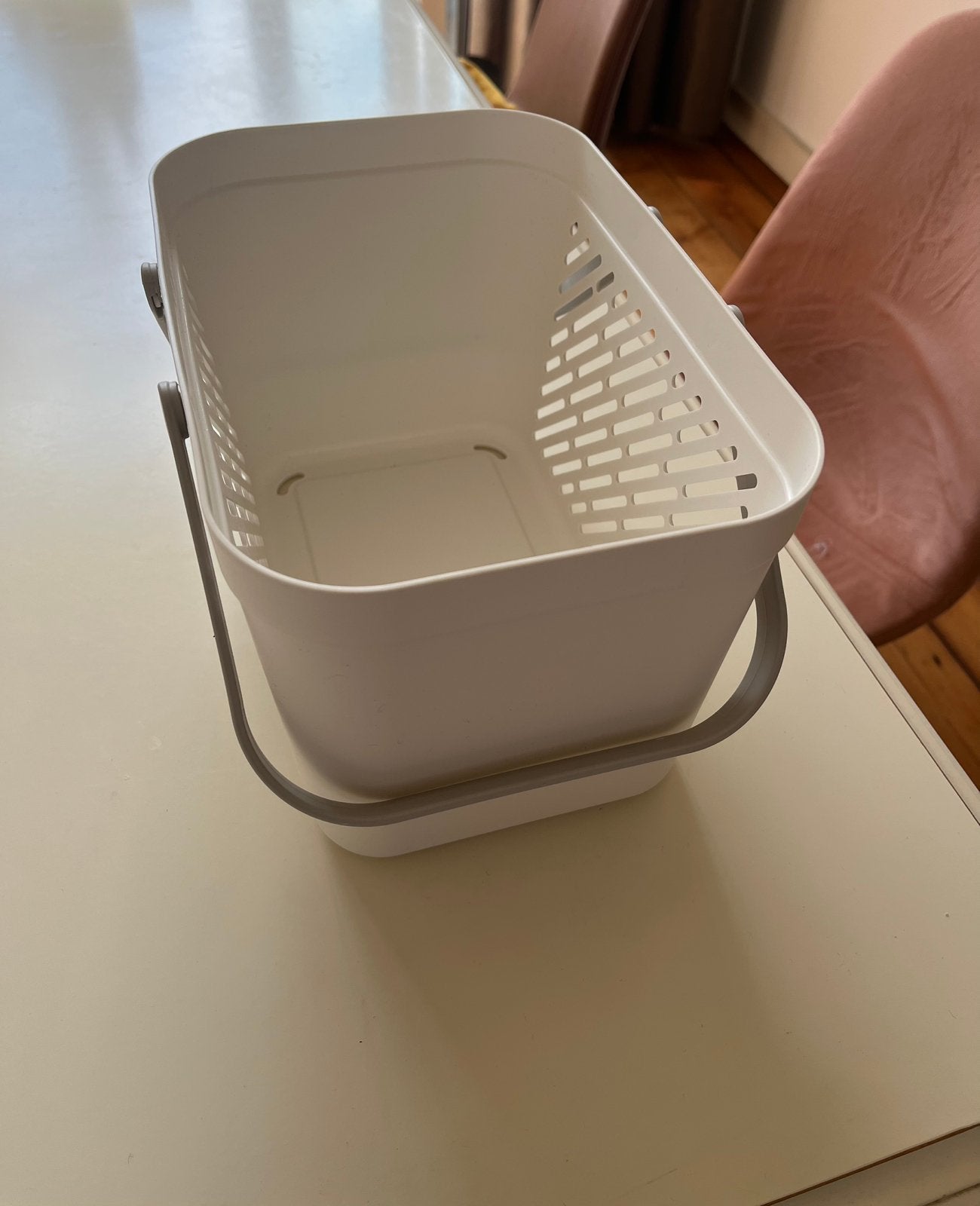 IKEA RÅNEN wit opbergmand, Met handvat, Overige typen, Ophalen of Verzenden, Zo goed als nieuw