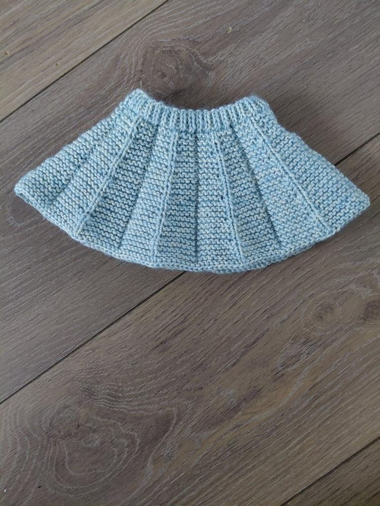 Blauw wijdvallend rokje voor baby born pop, Ophalen of Verzenden, Nieuw, Babypop