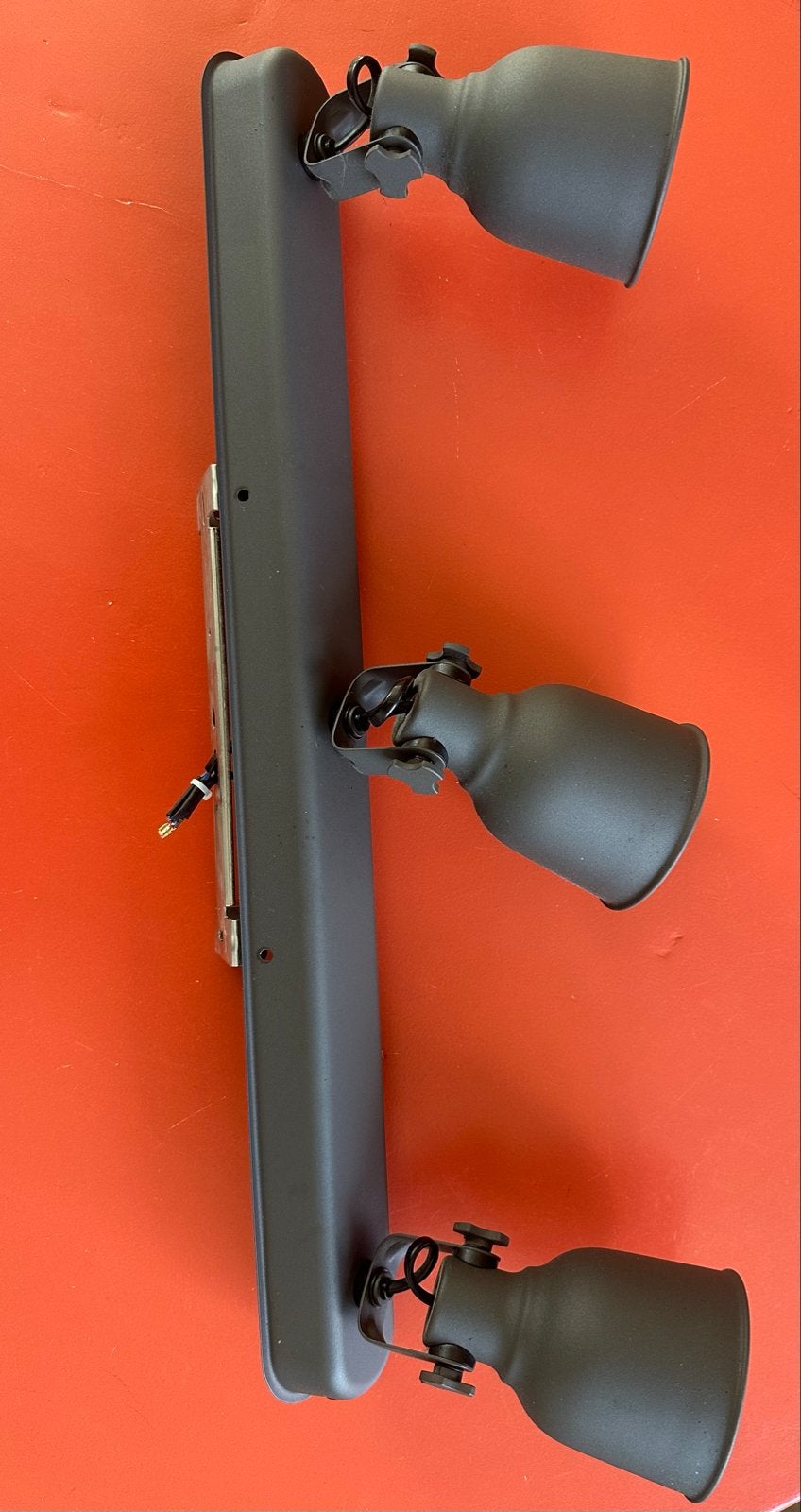 IKEA Hektar Plafondspot - Zwart, 3 spots, Ophalen, E14 (klein), LED, Metaal