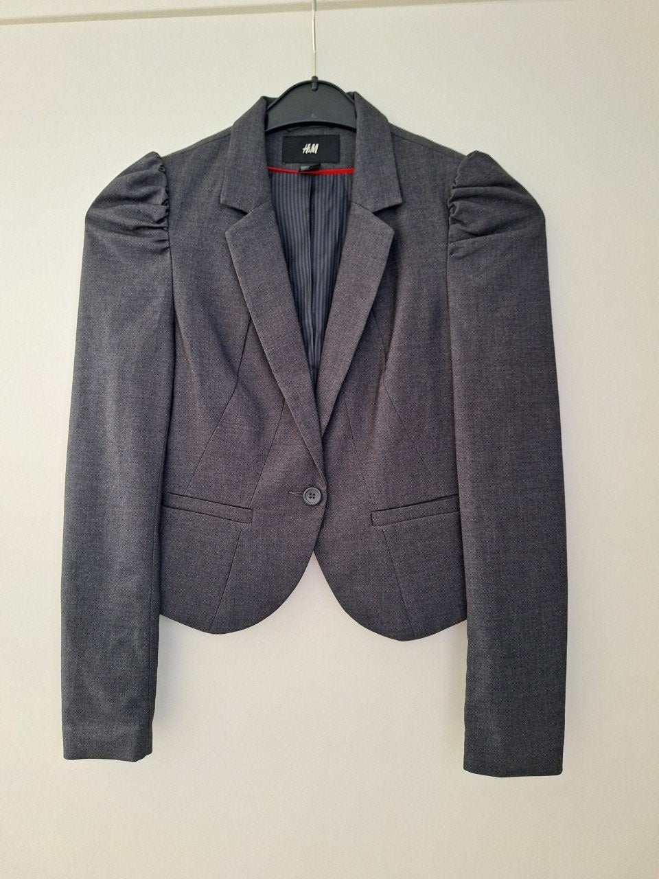 Als NIEUW grijze blazer H&M, H&M, Ophalen of Verzenden, Zo goed als nieuw, Jasje