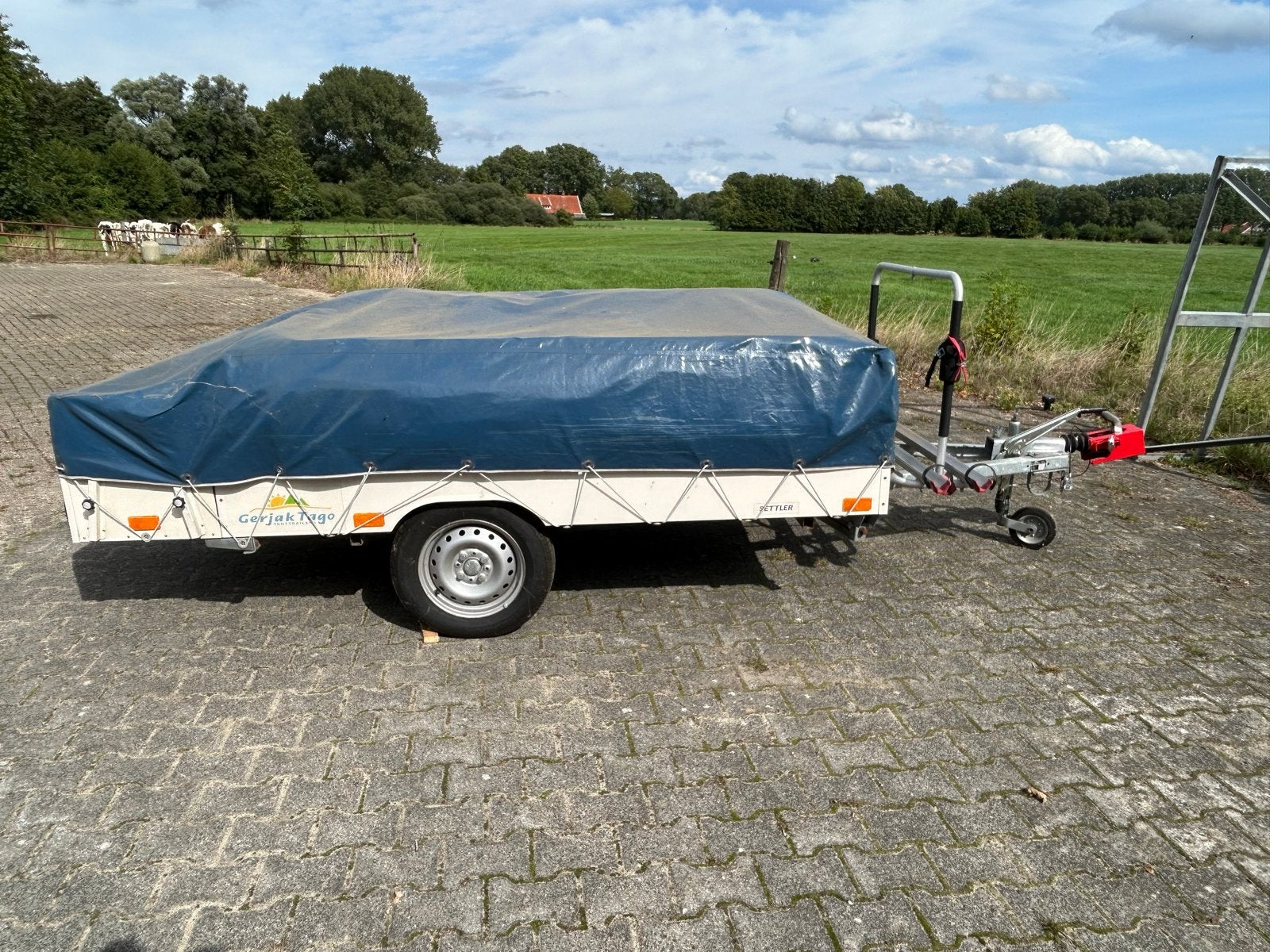 Gerjak Tago vouwwagen uit 2007 - Waterdicht en goede banden, Ophalen, Aanwezig, Overige merken