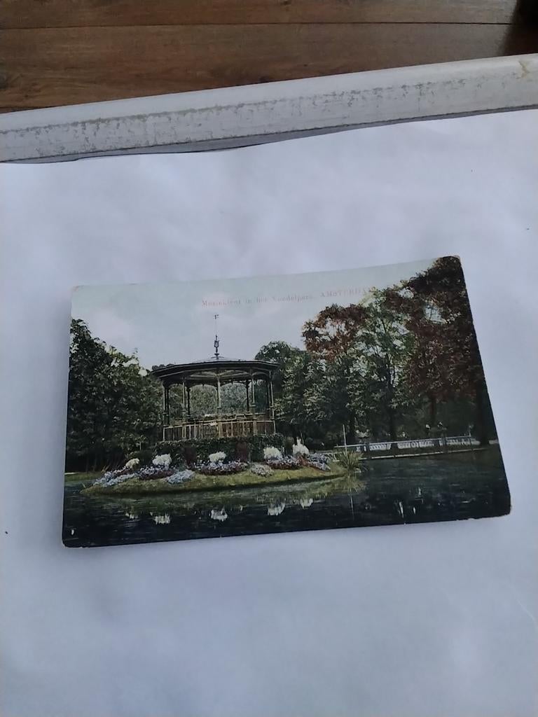 AMSTERDAM. Muziektent in het vondelpark, Ophalen of Verzenden, Voor 1920, Noord-Holland