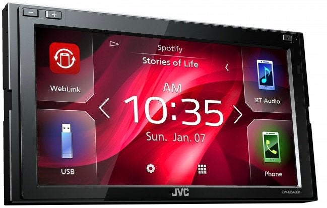 JVC KW-M 540ВТautoradio met bluetooth&achteruitrijcamera, Ophalen of Verzenden, Zo goed als nieuw
