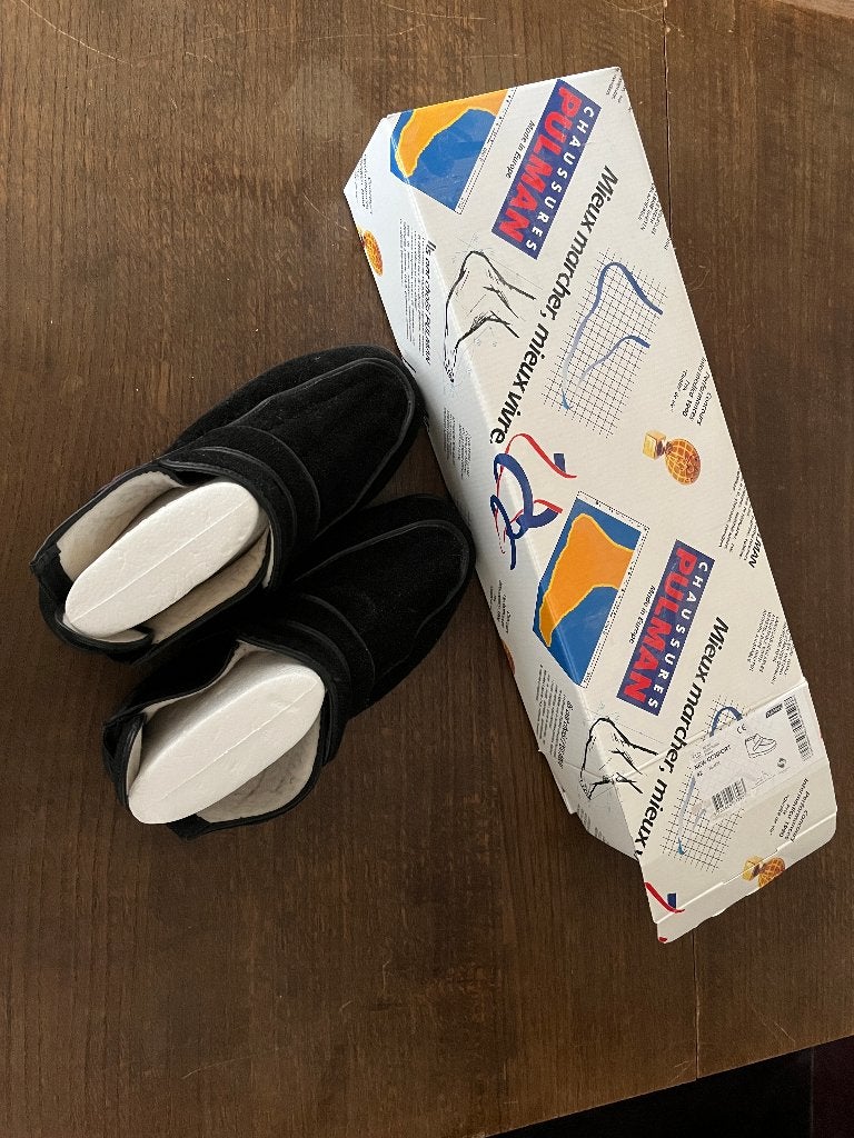 verbandschoenen, Ophalen, Zo goed als nieuw