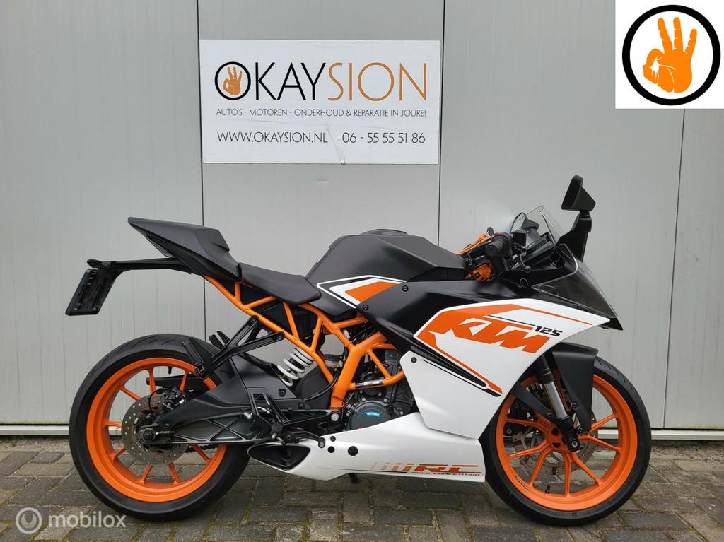 Zeer nette KTM RC 125 ABS (bj 2016) Nieuwstaat! A1, Motoren, Motoren | KTM, Bedrijf, Sport, 11 kW of minder, ABS