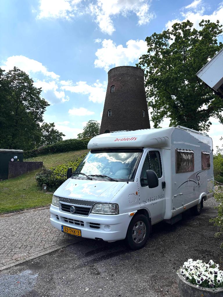 Fiat Ducato Dethleffs Advantage 2.3 (lengte 6,1 meter), Chemisch toilet, Ringverwarming, Fiat, Reservewiel