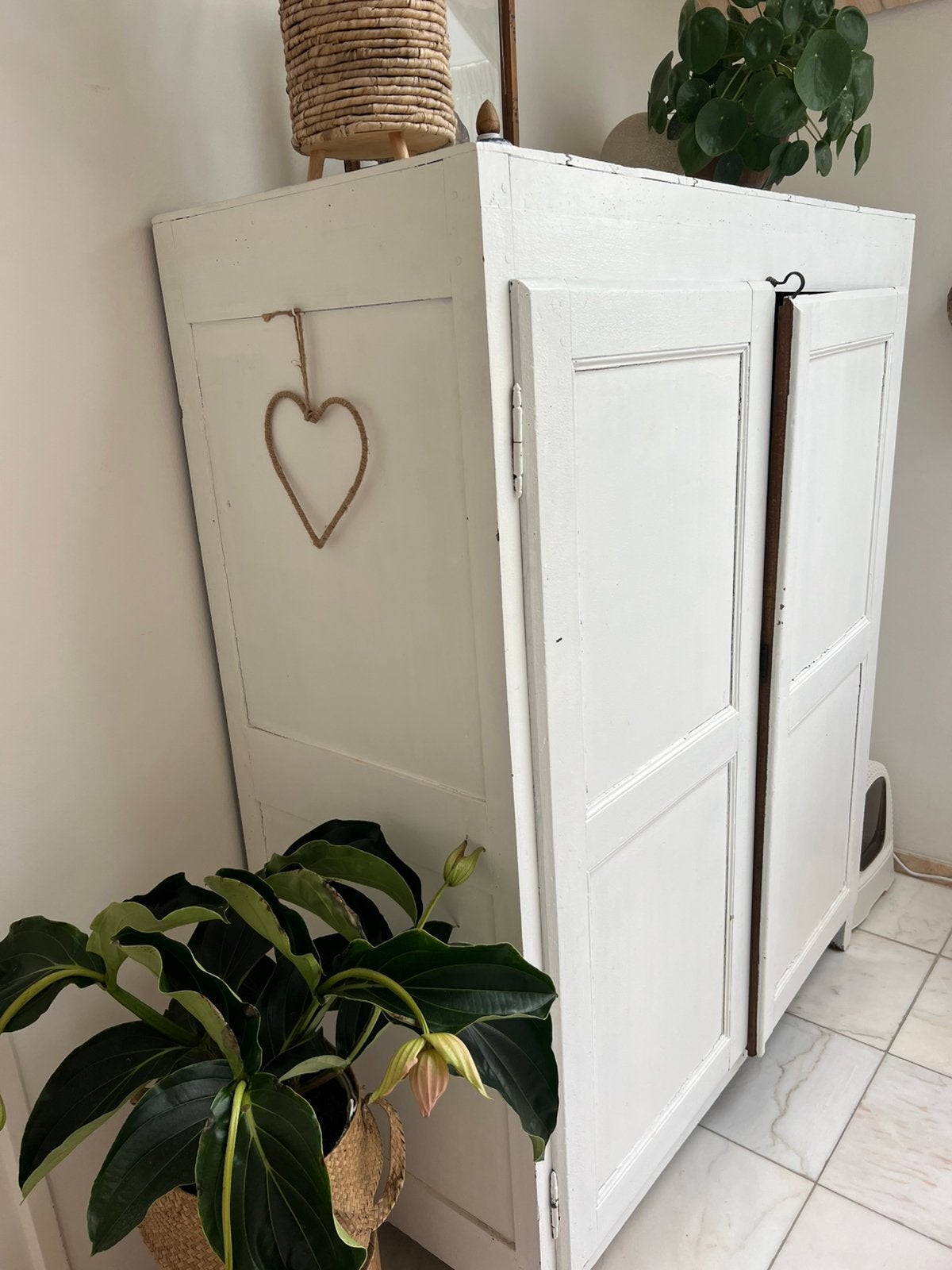 GRATIS Vintage brocante kast, Ophalen, Gebruikt