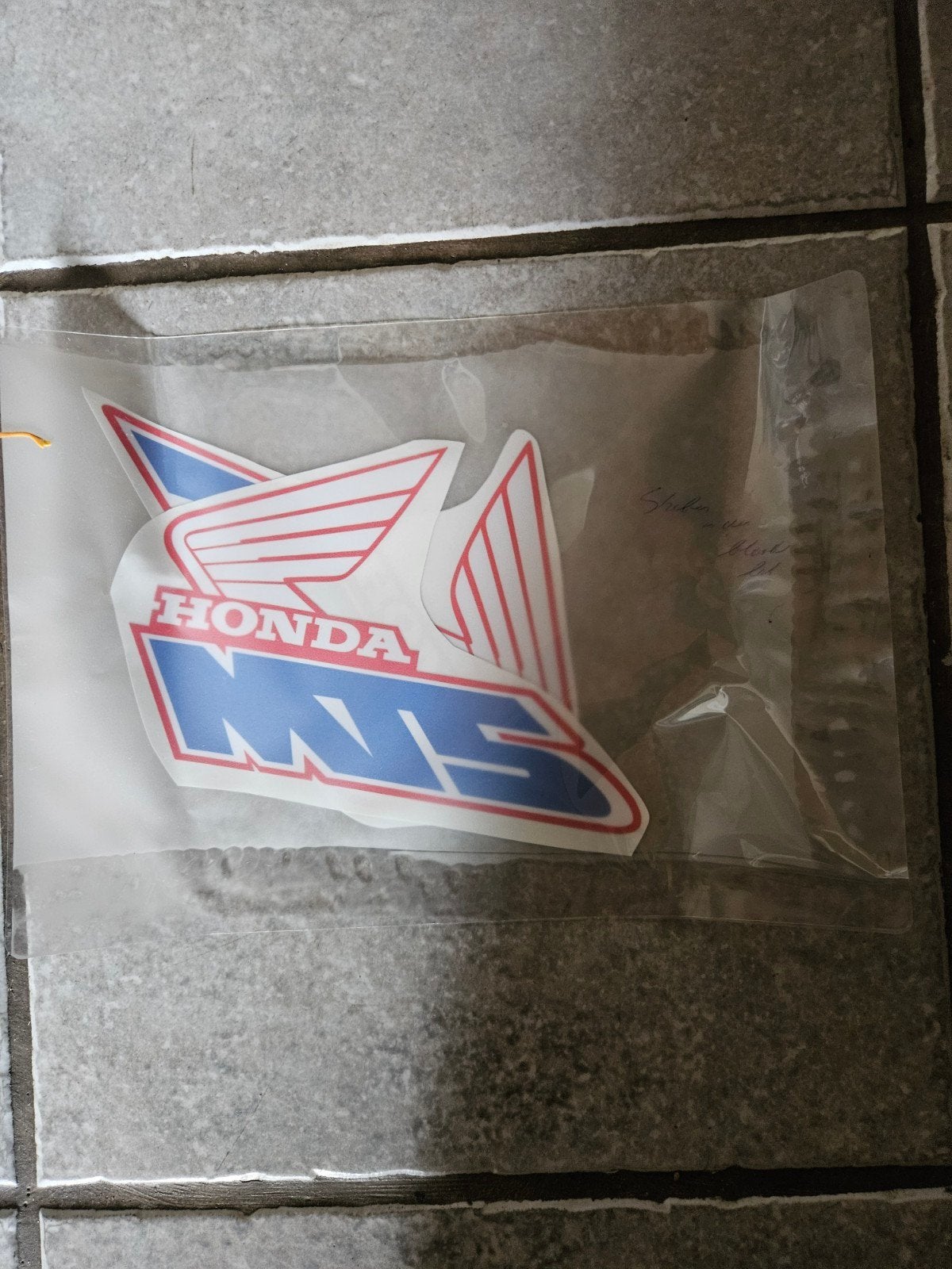 Honda mt5 tanktransfers 1990., Ophalen of Verzenden, Nieuw, Tank, Honda mt