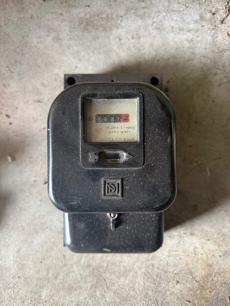 Kwh-meter (1-Fase) – Vintage Bakeliet, Ophalen, Gebruikt