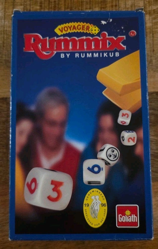Rummix by Rummikub dobbelspel - Reiseditie, Een of twee spelers, Ophalen of Verzenden, Gebruikt, Goliath