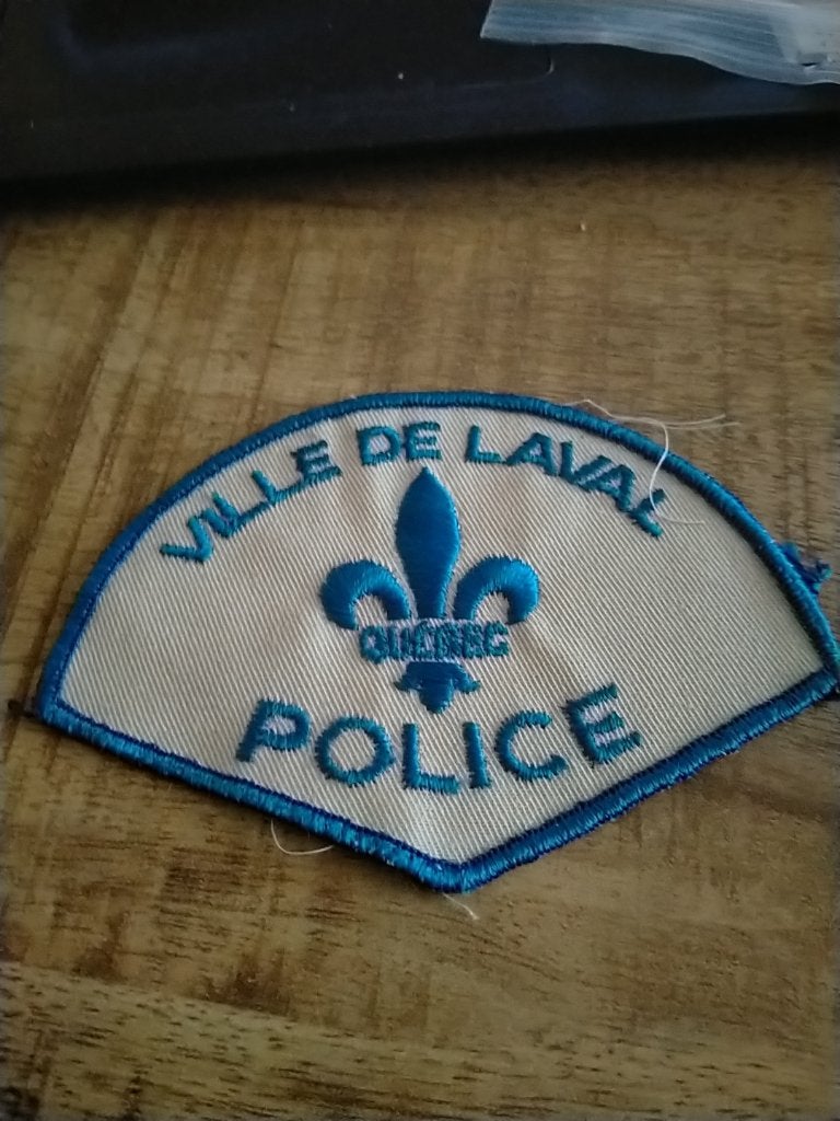 Canada , Quebec , Ville de Laval , Police , Patch, Verzenden, Overige soorten, Amerika, Embleem of Badge