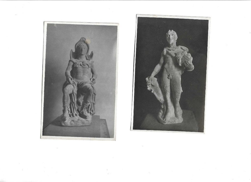 perugia   musei archeolgici  2x  goudstikkercollectie, Verzenden, 1920 tot 1940, Ongelopen, Italië
