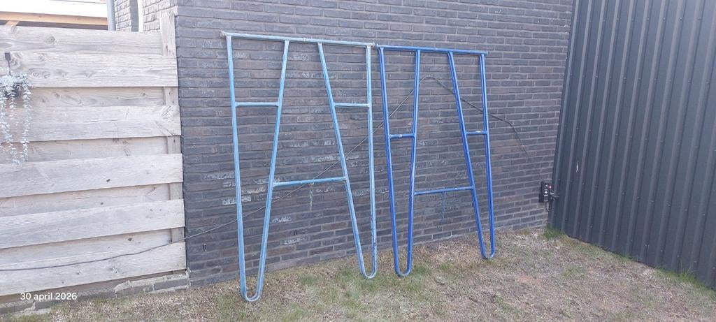 2 Schragen 175cm, Ophalen, Overige typen, Minder dan 2 meter