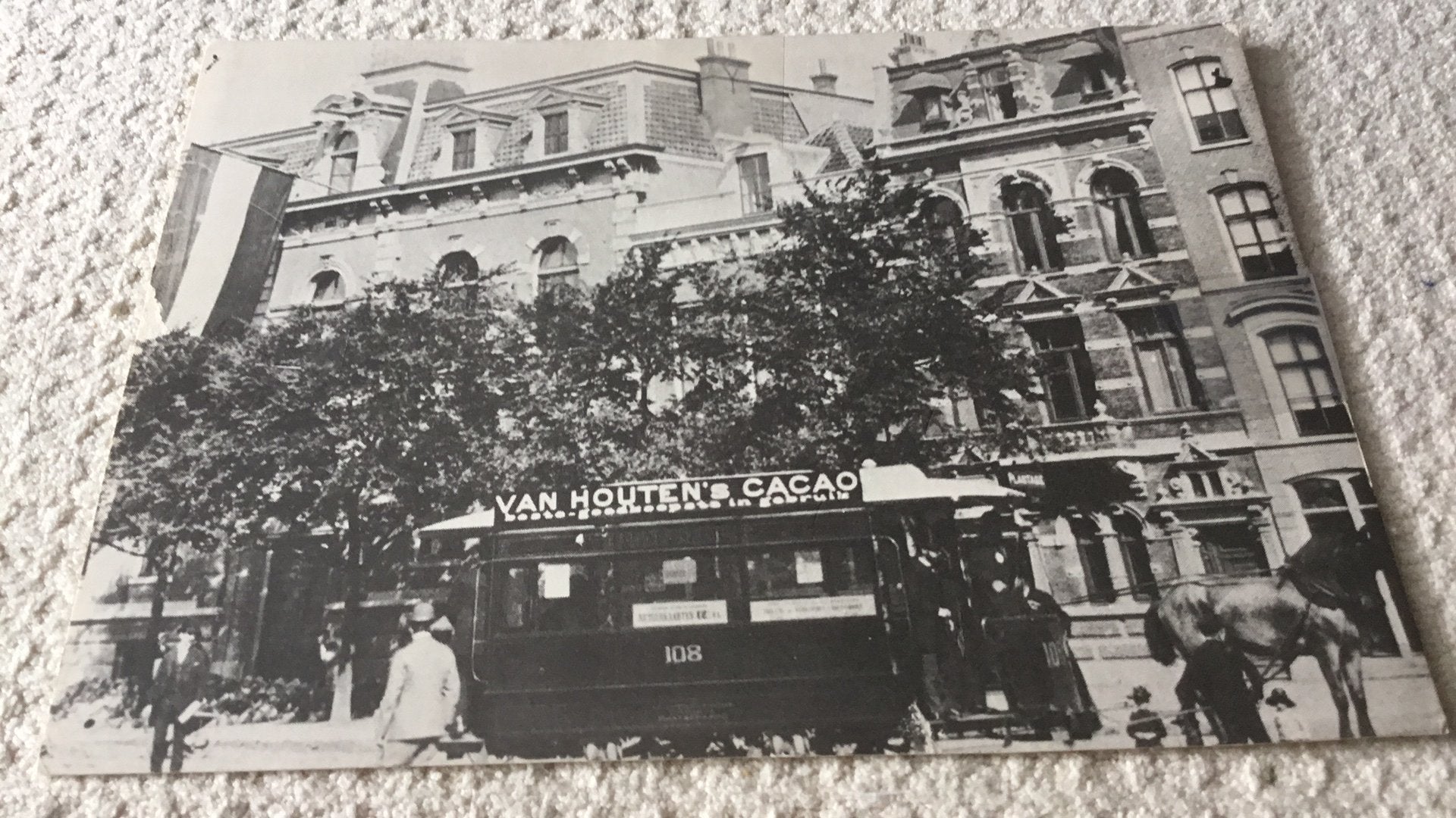 Amsterdam., reclame., Ophalen of Verzenden, Ongelopen, Noord-Holland
