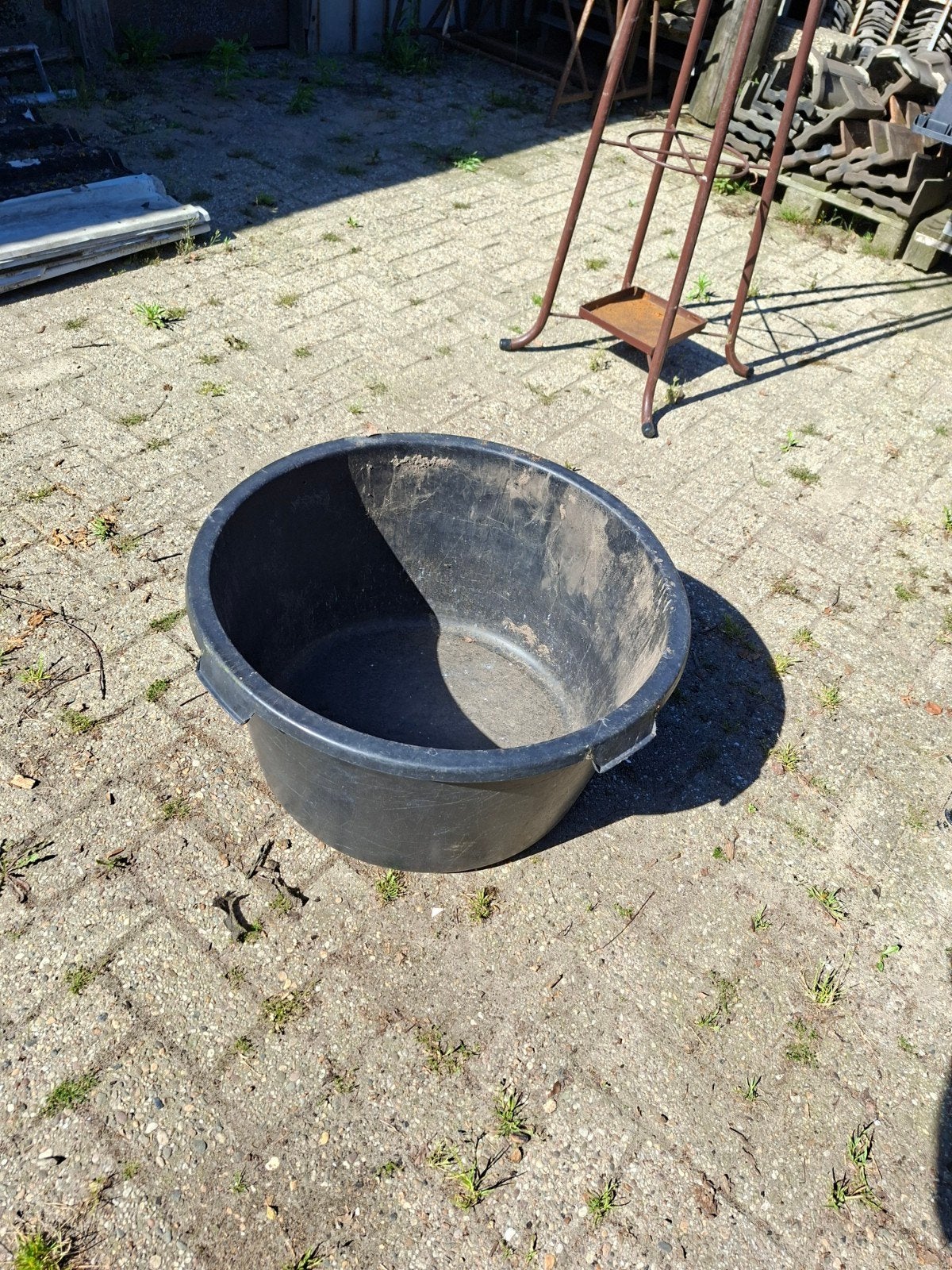 Grote waterdichte plastic bak voor diverse doeleinden, Ophalen, Gebruikt